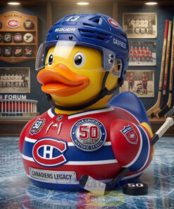 Cole Caufield Montreal Canadiens 50 Goal Commemorative Resin Duck