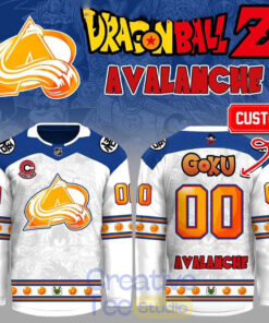 Colorado Avalanche Dragon Ball Z Super Aura Hockey Jersey