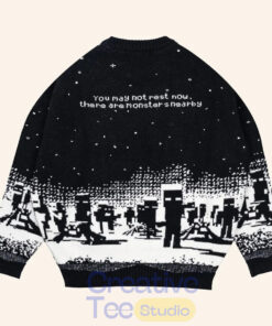 Cool Shirtz Merch Very Cool x Minecraft Sweater Monsters Nearby Sweater