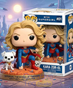 DC Studios Supergirl Woman of Tomorrow Kara Zor El And Krypto Pop Figure