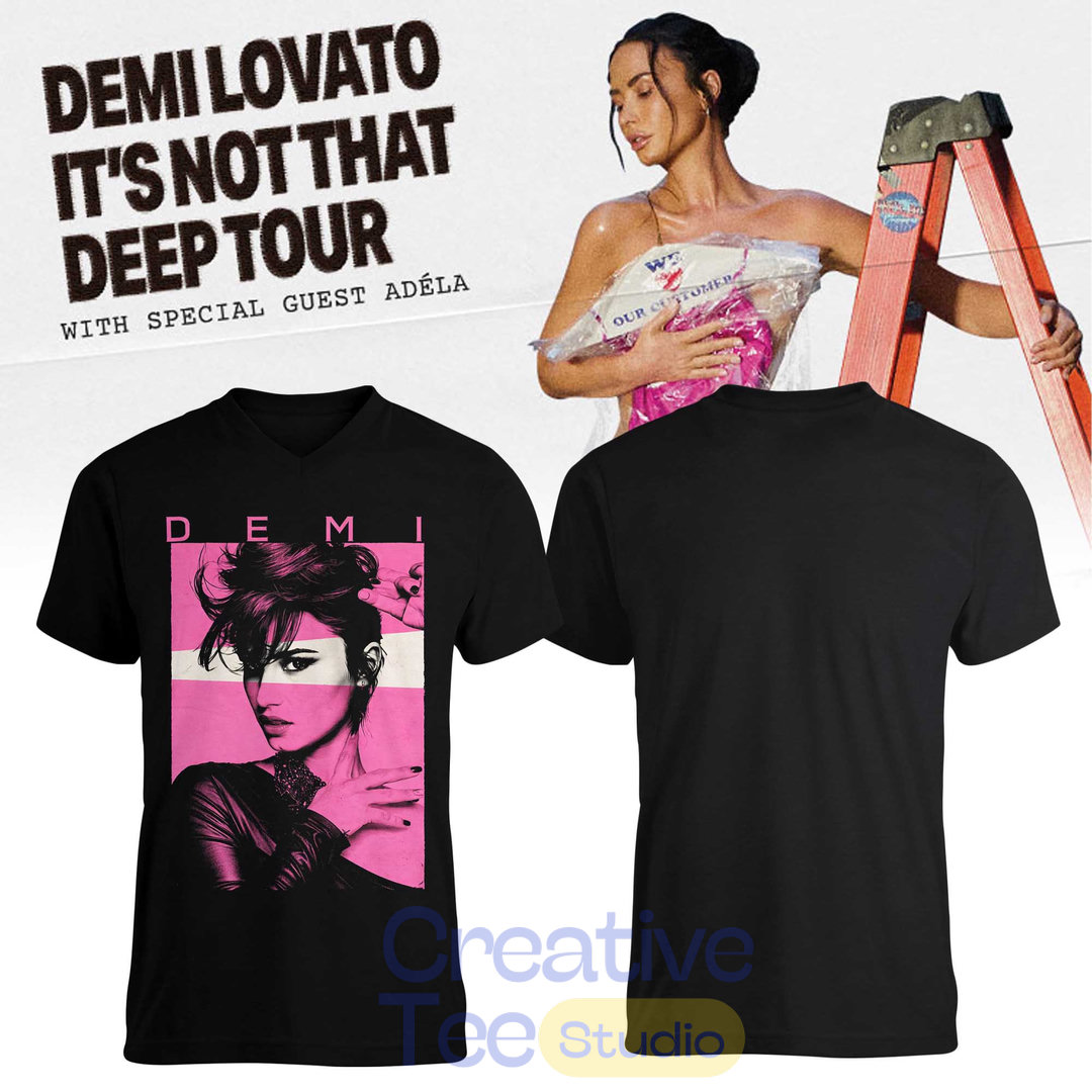 Demi Lovato It's Not That Deep Tour 2026 Limted T-Shirt Demi Lovato It's Not That Deep Tour 2026 Limted T-Shirt