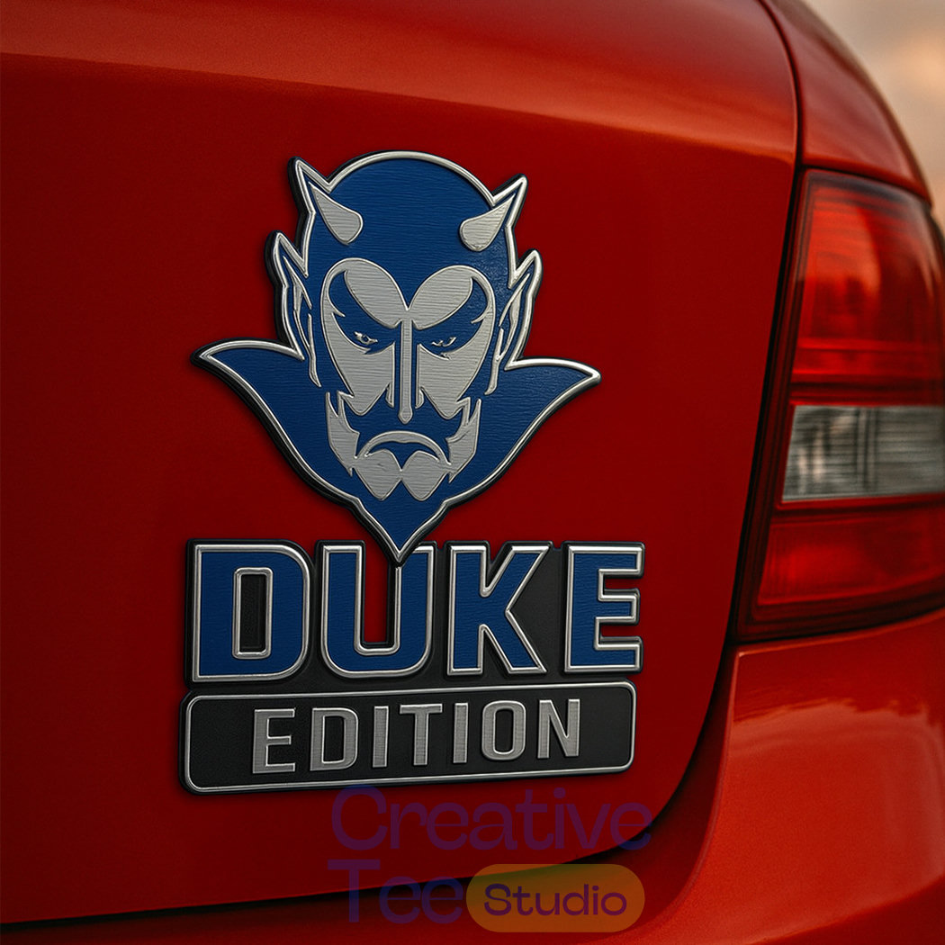 Duke Blue Devils Custom Car Name Badge Duke Blue Devils Custom Car Name Badge
