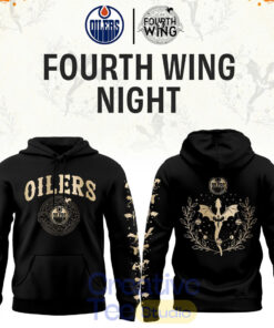 Edmonton Oilers Fourth Wings Night Limited Edition Hoodie Edmonton Oilers Fourth Wings Night Limited Edition Hoodie
