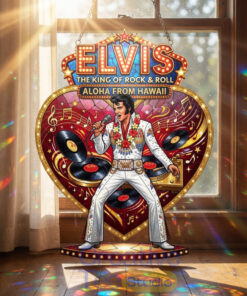 Elvis Presley Premium Suncatcher Home Decor