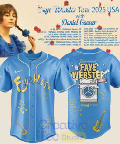 Faye Webster Tour 2026 Baseball Jersey Faye Webster Tour 2026 Baseball Jersey