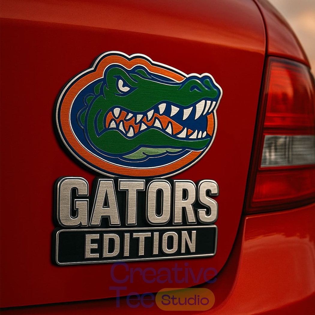 Florida Gators Custom Car Name Badge Florida Gators Custom Car Name Badge