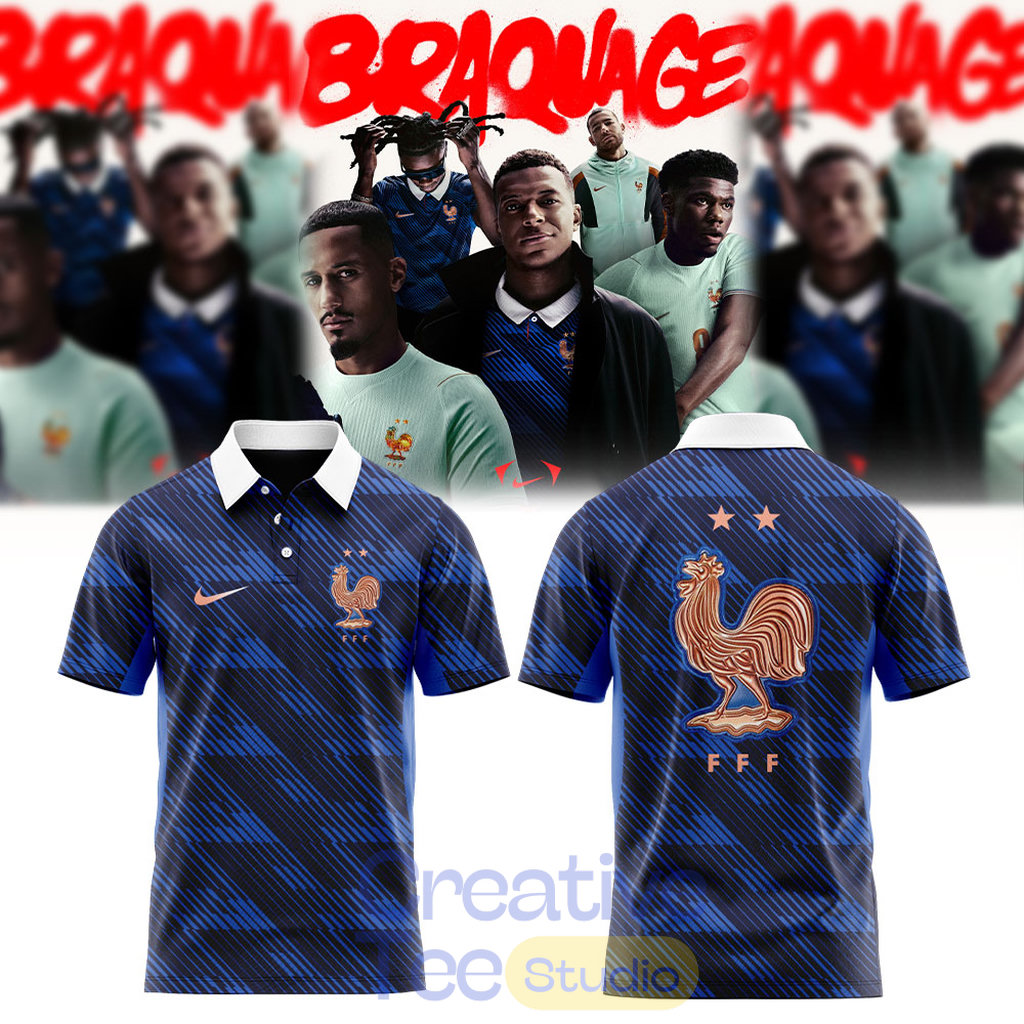 France National Team Away For The World Cup Is An Homage To The Statue of Liberty Polo Shirt France National Team Away For The World Cup Is An Homage To The Statue of Liberty Polo Shirt