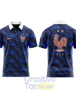 France National Team Away For The World Cup Is An Homage To The Statue of Liberty Polo Shirt