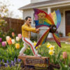 Freddie Mercury 80th Anniversary Garden Wind Spinner