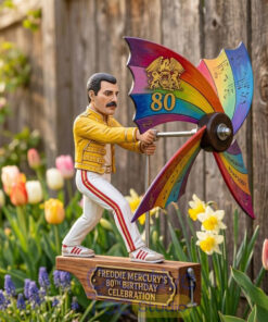Freddie Mercury 80th Anniversary Garden Wind Spinner