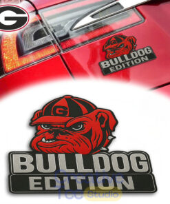 Georgia Bulldogs Custom Car Name Badge