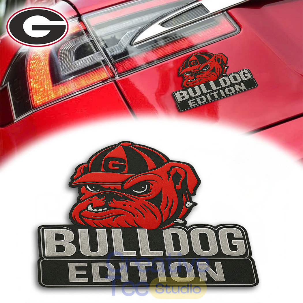 Georgia Bulldogs Custom Car Name Badge Georgia Bulldogs Custom Car Name Badge
