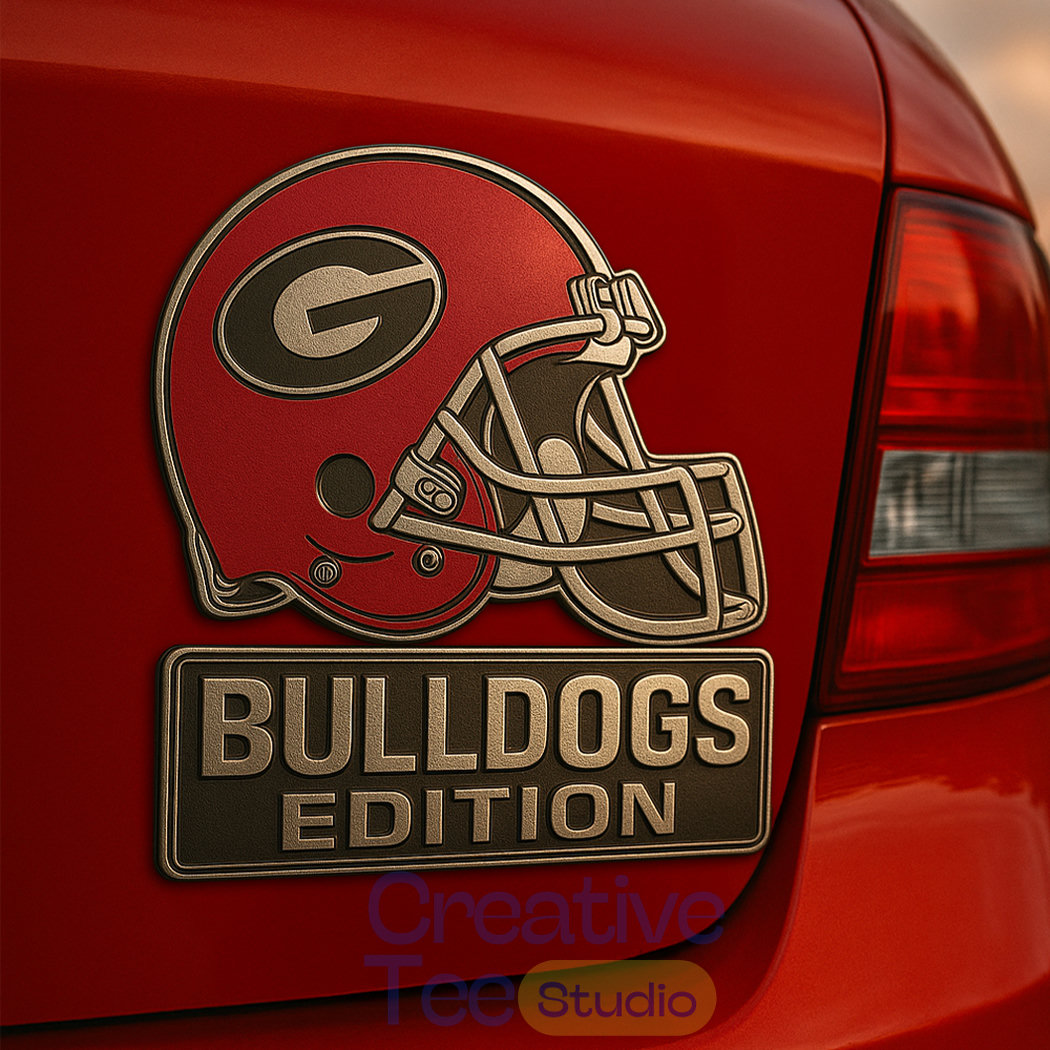 Georgia Bulldogs Custom Car Name Badge Georgia Bulldogs Custom Car Name Badge