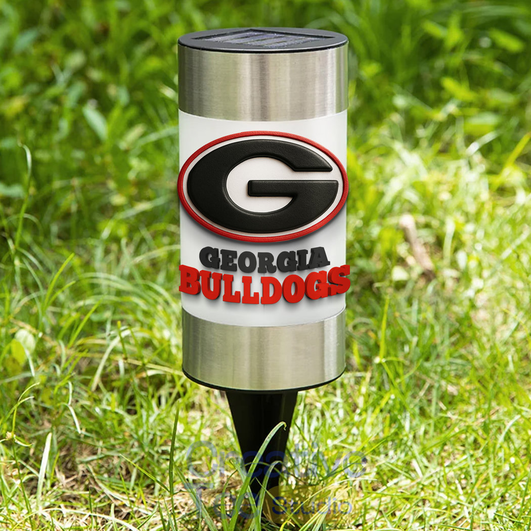 Georgia Bulldogs Waterproof Solar Garden Light Georgia Bulldogs Waterproof Solar Garden Light