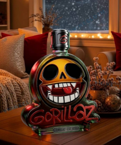 Gorillaz Skull Logo Limited Edition Whiskey Bottle