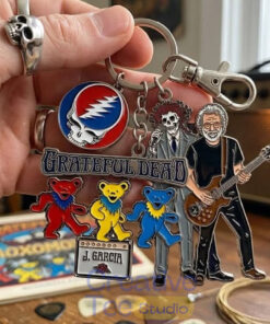 Grateful Dead Jerry Garcia Tribute Collector Keychain