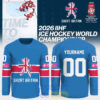 Switzerland 2026 IIHF Ice Hockey Championship Custom Hockey Jersey