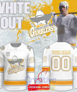Green Bay Gamblers 2026 Throwback Hockey Jersey