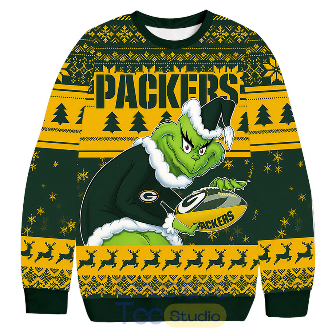 Green Bay Packers Christmas Ugly Sweater Green Bay Packers Christmas Ugly Sweater