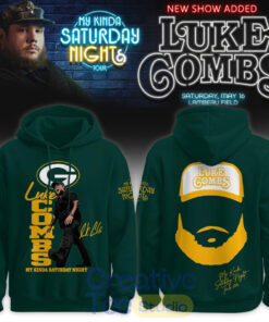 Green Bay Packers x Luke Combs My Kinda Saturday Night Tour 2026 Tee Hoodie