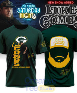 Green Bay Packers x Luke Combs My Kinda Saturday Night Tour 2026 Tee Hoodie