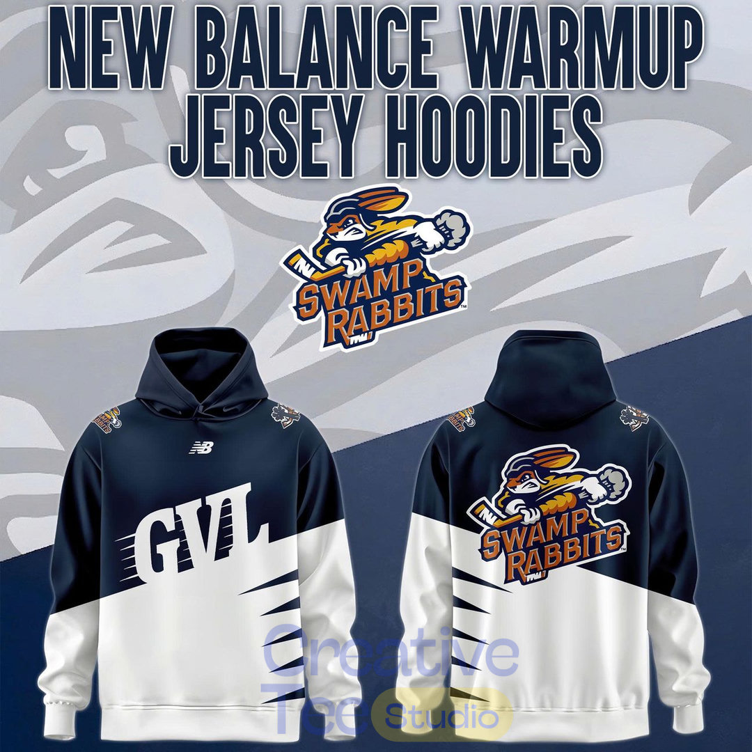 Greenville Swamp Rabbits 2026 Warmup Jersey Hoodie Greenville Swamp Rabbits 2026 Warmup Jersey Hoodie