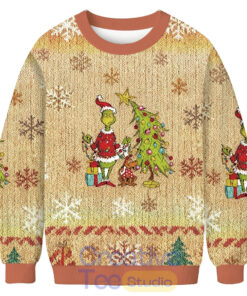 Grinchmas Whimsical Tree Christmas Ugly Sweater