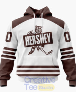 Hershey Bears Throwback Design Custom Hoodie