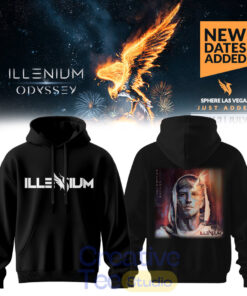 Illenium Odyssey Eternal Phoenix Rising Through Cosmic Fire and Soundwave Energy Hoodie