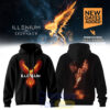 Illenium Odyssey Flaming Wings of Destiny Igniting the Night Sky with Powerful Energy Hoodie
