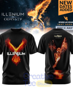 Illenium Odyssey Inferno Phoenix Wings Streetwear T-Shirt