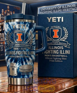 Illinois Fighting Illini 121st Anniversary YETI Tumbler