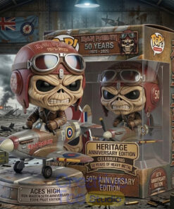 Iron Maiden 50th Aces High Eddie Pilot Pop Figure