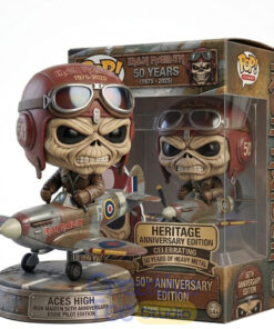 Iron Maiden 50th Aces High Eddie Pilot Pop Figure