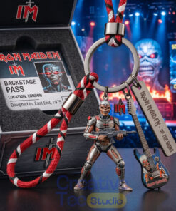 Iron Maiden Eddie Legacy Keychain Set