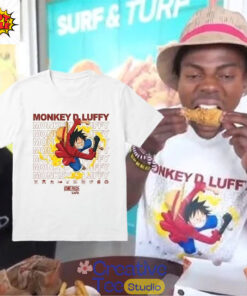 Ishowspeed Popeyes One Piece Luffy 2026 T-Shirt