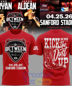 Jason Aldean x Luke Bryan “Live Between The Hedges” At Sanford Stadium T-Shirt
