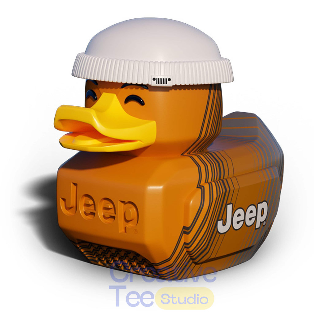 Jeep White Cap Special Edition Collectible Duck Jeep White Cap Special Edition Collectible Duck