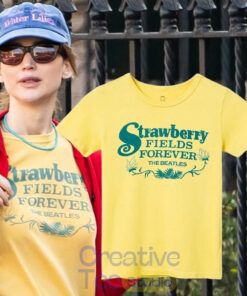 Jennifer Lawrence Strawberry Fields Forever Shirt In New York 2026