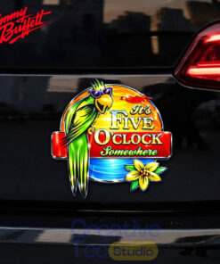 Jimmy Buffett Margaritaville Premium 3D Car Name Badge