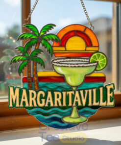 Jimmy Buffett Margaritaville Premium Suncatcher Home Decor