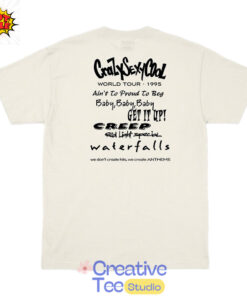 Justin Bieber 1995 TLC Crazysexycool World Tour T-Shirt