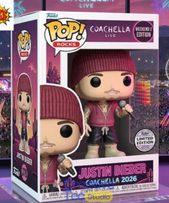 Justin Bieber 2026 Weekend 2 Skylrk Newport Hoodie Pop Figure
