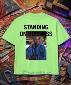 Justin Bieber Coachella 2026 Standing Business T-Shirt