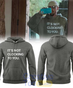 Justin Bieber It’s Not Clocking to You Grey Hoodie