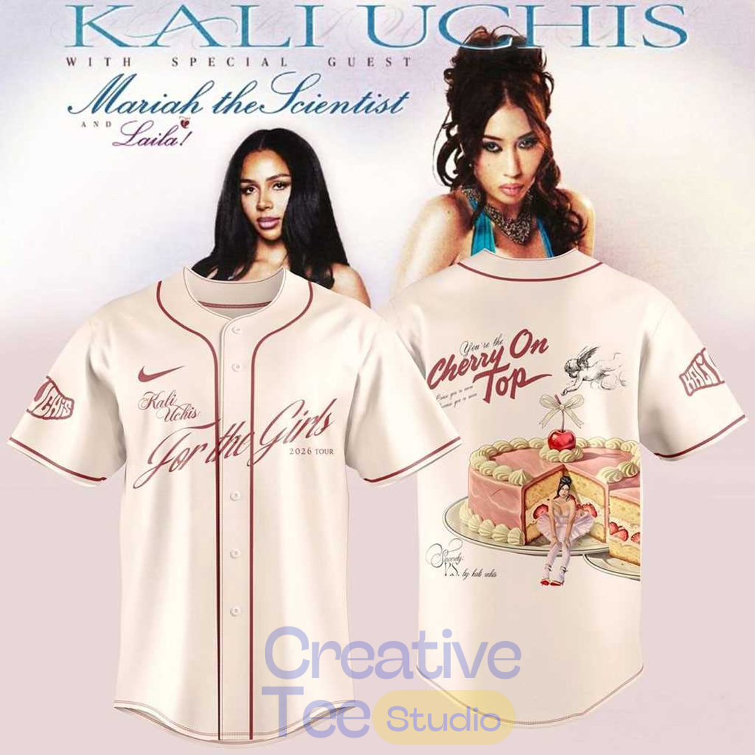 KALI UCHIS For The Girls Tour 2026 Baseball Jersey KALI UCHIS For The Girls Tour 2026 Baseball Jersey