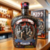 KISS Band 53th Anniversary Commemorative Crown Royal Whiskey Bottle