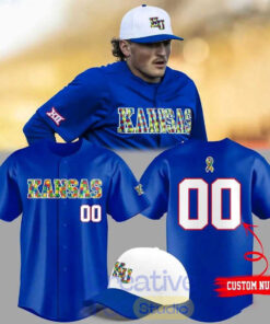 Kansas Jayhawks Autism Awareness 2026 Baseball Jersey