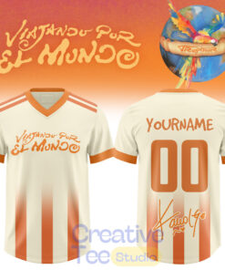 Karol G Viajando Por El Mundo Tropitour 2026 Exclusive Football Jersey