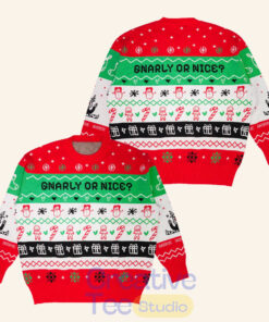 Katseye Merch Gnarly Or Nice Ugly Christmas Sweater